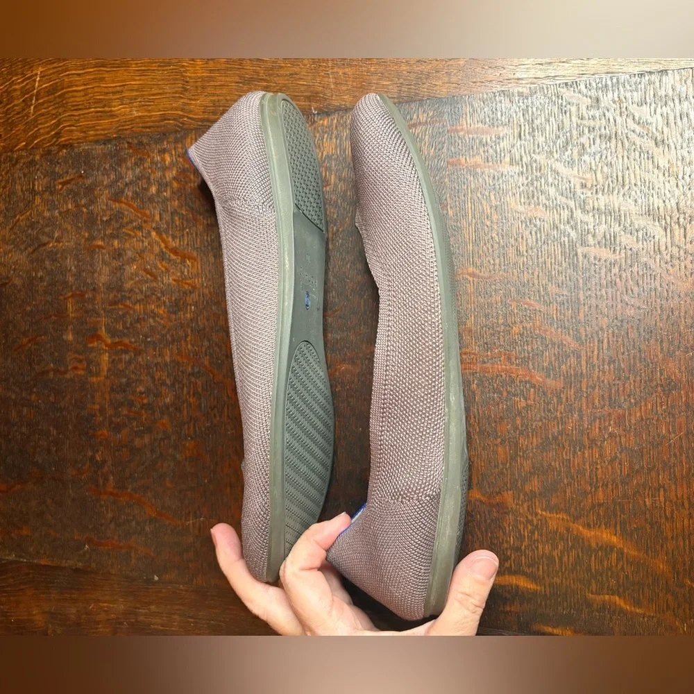 Rothy’s The Flat | Taupe Brown / Mink Mauve | Size 10 | Round Toe | Washable